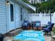 Backyard patio with outdoor seating, perfect for enjoying the outdoors at 715 Cody Ct, Fort Mill, SC 29715