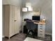 Bedroom desk area with computer and storage cabinet at 715 Cody Ct, Fort Mill, SC 29715