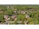 A beautiful aerial view of several homes with lush landscaping and mature trees in a quiet residential area at 8100 Skye Knoll Dr # 144, Waxhaw, NC 28173