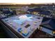 Aerial view of community pool, clubhouse, and surrounding new construction homes at 1003 Idyllic Ln, Waxhaw, NC 28173