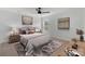 Comfortable bedroom with carpet, modern decor and natural lighting from a window at 1041 Secor St, Statesville, NC 28677