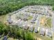 An aerial view captures the community's layout with neatly arranged homes in a peaceful setting at 1045 Cavalier Ln, Rock Hill, SC 29730