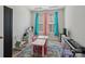 Spare bedroom with playful decor, featuring a toy shelf, colorful rugs, and table with chairs at 1045 Cavalier Ln, Rock Hill, SC 29730