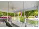 Charming front porch with swing seating offers a relaxing outdoor space at 1106 University Dr, Lancaster, SC 29720