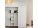 Organized closet features ample shelving and hanging space for efficient storage solutions at 1124 Culver Spring Way, Charlotte, NC 28215