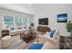 Bright living room showcasing a large window, plush seating, and elegant decor at 113 Fosters Glen Pl, Mooresville, NC 28115