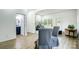 Cozy dining area and open concept layout with the living area and kitchen at 113 Woodside Ave, Gastonia, NC 28054