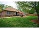 A well-maintained brick home with a spacious backyard, perfect for outdoor living and entertaining at 115 Stumpy Creek Rd, Mooresville, NC 28117
