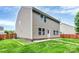 Exterior view of home showing vinyl siding, green lawn, and a fenced backyard at 1177 Ellis Pond Dr, Rock Hill, SC 29730