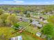 Aerial view displaying the property lines, backyard, and neighborhood surroundings at 1309 Briarcliff Rd, Shelby, NC 28152