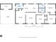 Detailed floor plan illustrating the layout and dimensions of the house, including rooms and spaces at 1309 Briarcliff Rd, Shelby, NC 28152