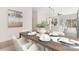 Elegant dining room with stylish decor, seamlessly connected to the kitchen area at 1701 30Th Avenue Ne Ct, Hickory, NC 28601