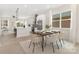 Open-concept dining area featuring modern decor and plenty of natural light at 1701 30Th Avenue Ne Ct, Hickory, NC 28601