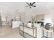 Open-concept living space with modern decor, flowing into a bright kitchen and dining area at 1701 30Th Avenue Ne Ct, Hickory, NC 28601