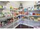 Walk-in pantry with ample shelving for organized storage at 2030 Bosna Ln, Fort Mill, SC 29715