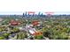 Expansive aerial view showcasing Uptown, the Bank of America Stadium, and Johnson C. Smith College at 210 Walford Dr, Charlotte, NC 28208