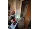 Bathroom showing clutter and disarray around the sink and storage areas at 2504 Windswept Way, Rockwell, NC 28138
