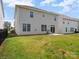 Expansive backyard featuring a well-maintained lawn, a patio, perfect for outdoor activities at 3042 Burnello Ct, Iron Station, NC 28080