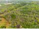 Lush greenery surrounds the property, as captured from above, showcasing privacy and natural beauty in wooded neighborhood at 322 S Main St, Shelby, NC 28152