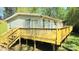 Home with a large wooden deck at 3325 Stony Brook Cir, Newton, NC 28658