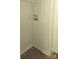 Laundry hookups in closet with folding shelf at 3325 Stony Brook Cir, Newton, NC 28658