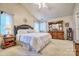 Spacious main bedroom with vaulted ceilings, a king-size bed, and ample natural light at 394 Runnymede Dr, Rock Hill, SC 29732