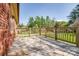 Wooden deck with a view of the green yard and mature trees, perfect for outdoor entertaining at 501 8Th Sw Ave, Conover, NC 28613