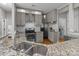 Beautiful kitchen featuring stainless steel appliances and granite countertops at 5629 Berry Ridge Dr, Harrisburg, NC 28075
