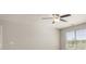 Bedroom with blinds, neutral colored walls, and a ceiling fan at 6061 Piscataway Ct, Rock Hill, SC 29732