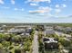 Great aerial view of Charlotte featuring well-manicured streets and established neighborhoods at 6127 Rosecrest Dr, Charlotte, NC 28210