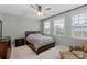 Serene bedroom with calming colors, soft carpet, and a comfortable reading chair at 8008 Hudson Mill Dr, Waxhaw, NC 28173
