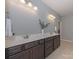 Bathroom featuring double sinks with modern fixtures and generous counter space, offering functionality and style at 804 Birdsong Way, Fort Mill, SC 29715