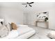 Cozy bedroom featuring neutral tones, soft textures, and modern artwork at 8937 Penstemons Dr, Charlotte, NC 28215