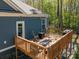 View of wooden deck with outdoor seating at 912 Westside Dr, Newton, NC 28658