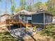 Charming backyard area with fire pit and outdoor seating at 912 Westside Dr, Newton, NC 28658