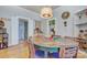Dining room with round table and interesting decor touches at 1000 E 35Th St, Charlotte, NC 28205