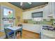 Well-lit kitchen with white cabinets and a cozy breakfast nook at 1000 E 35Th St, Charlotte, NC 28205