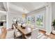Bright dining room has lots of natural light with a large table at 105 Snead Ct, Salisbury, NC 28144