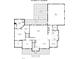 First floor plan showing layout with dimensions of the house at 105 Snead Ct, Salisbury, NC 28144