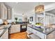 Modern kitchen with stainless steel appliances and an island with seating at 105 Snead Ct, Salisbury, NC 28144