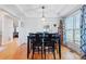 Formal dining room adjacent to the living room and kitchen at 1050 Merrywood Dr, Newton, NC 28658