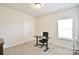 Bright office space with double doors, a large window, neutral paint and carpet at 221 Mountain Island Dr, Statesville, NC 28677