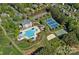 Aerial view of community amenities, pool, tennis, and basketball courts at 3060 Drummond Ave, Indian Land, SC 29707