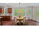 Charming breakfast nook with hardwood floors and lots of natural light at 3060 Drummond Ave, Indian Land, SC 29707
