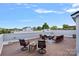 Stylish rooftop deck with lounge seating, offering panoramic views of the surrounding cityscape at 310 Wesley Heights Way, Charlotte, NC 28208