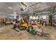 Spacious unfinished basement with high ceilings, offering ample storage or potential for customization at 334 Hudson Dr, Harrisburg, NC 28075