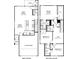 Detailed floorplan showcasing the layout of the two-story home, including room dimensions at 4301 Summit Woods Dr, Charlotte, NC 28216