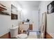 Contemporary bathroom featuring sleek fixtures, white vanity, and neutral decor at 4816 Spring Lake Dr # B, Charlotte, NC 28212