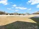 Wide shot of a spacious backyard featuring a white fence and large yard at 5532 Muckross Ln, Fort Mill, SC 29707