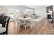 Eat-in dining area with views of the living room and natural light at 5532 Muckross Ln, Fort Mill, SC 29707